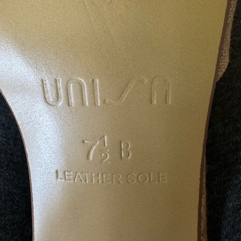 Unisa Linen Embellished Heels / Sandals - Picture 9 of 10